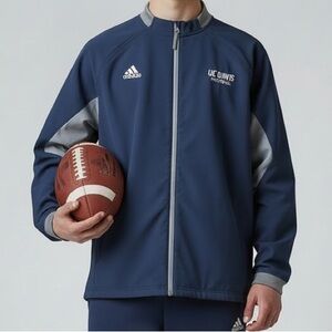 Adidas Men's Climawarm Fielder's Choice UC Davis Football Logo Jacket | Size XL